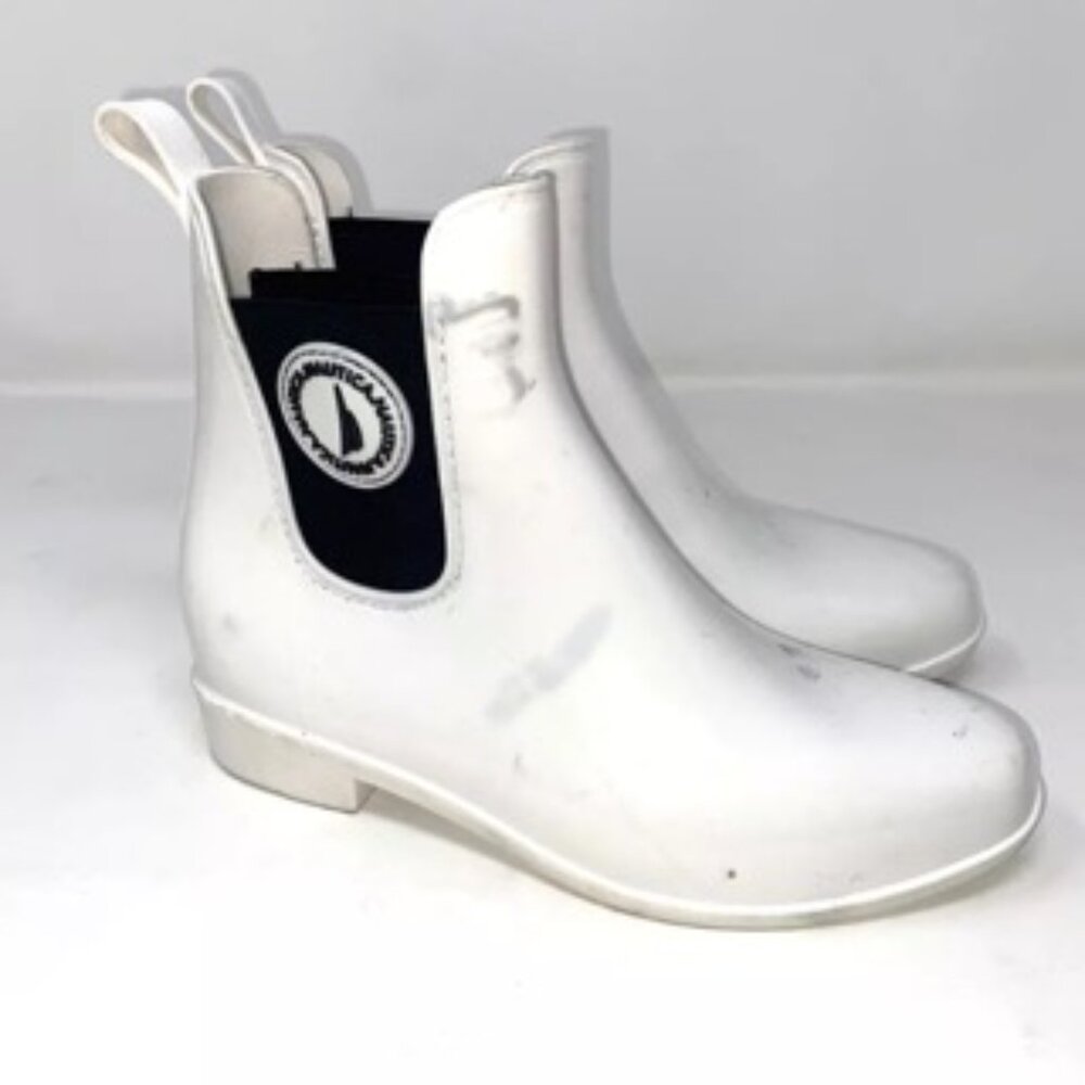 Nautica Lyra Women's Imperfected Rain Boots White Size 6